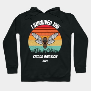 Cicada 2024, I survived the cicada invasion 2024 Hoodie